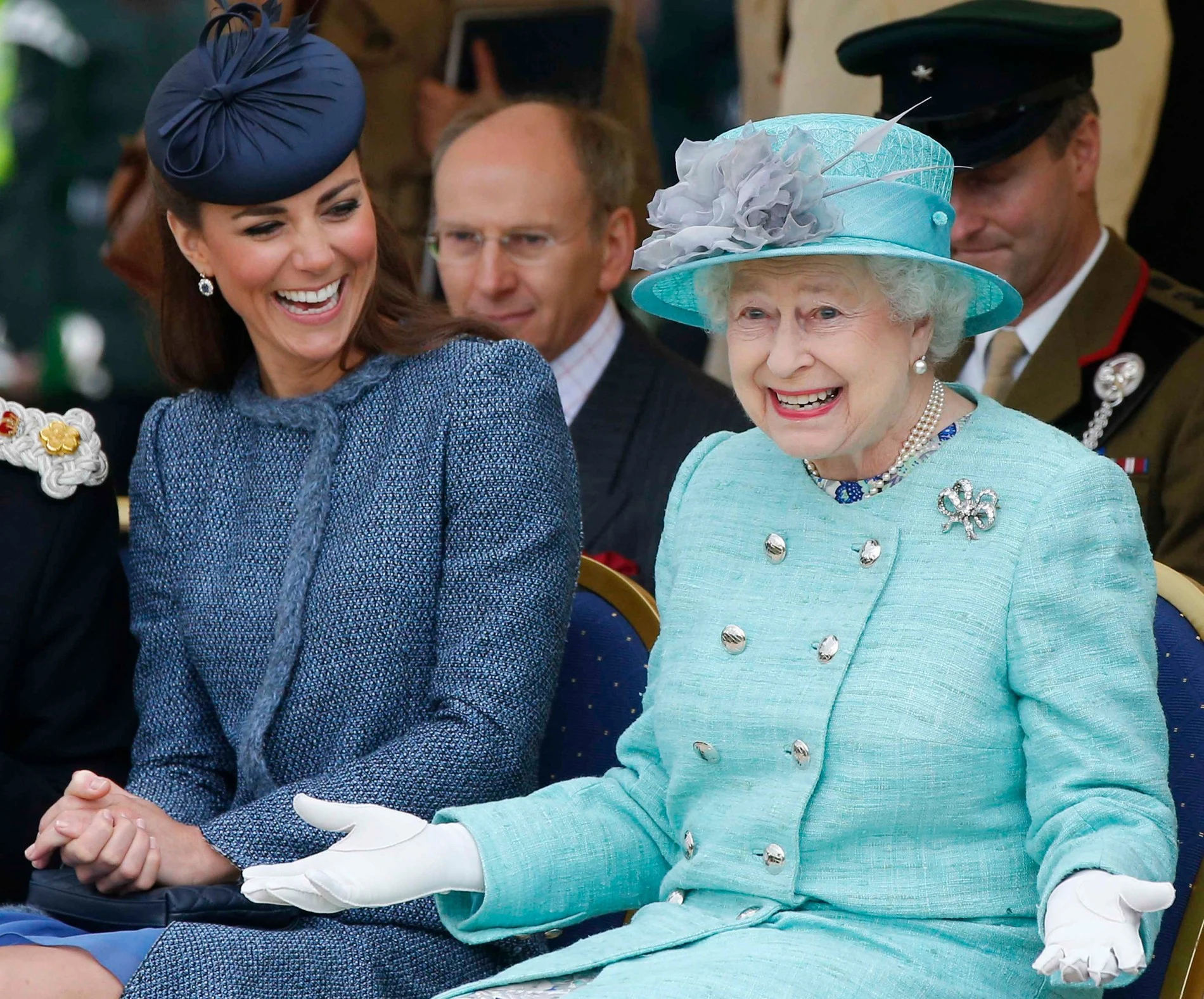 Кейт Миддлтон и королева Елизавета II. Фото: Getty Images