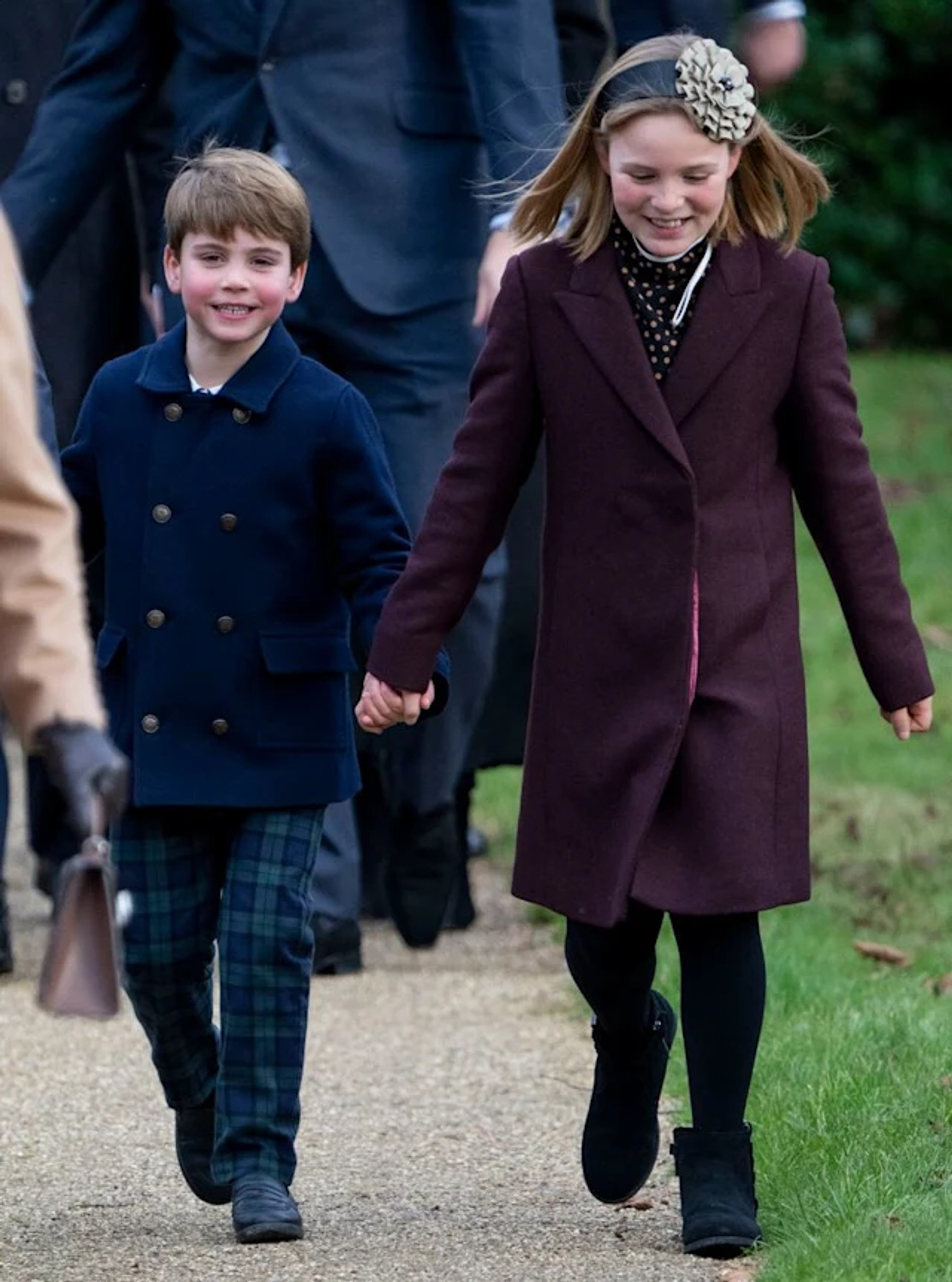 Принц Луи с двоюродной сестрой Мией Тиндалл. Фото: Getty Images