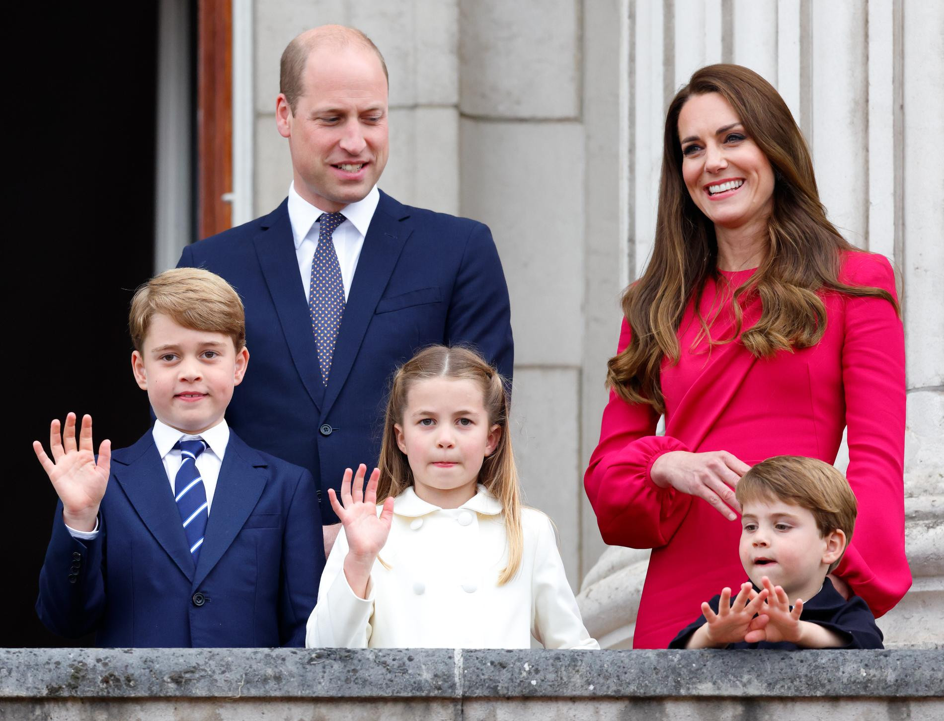 Принц Уильям, Кейт Миддлтон и их дети. Фото: Getty Images