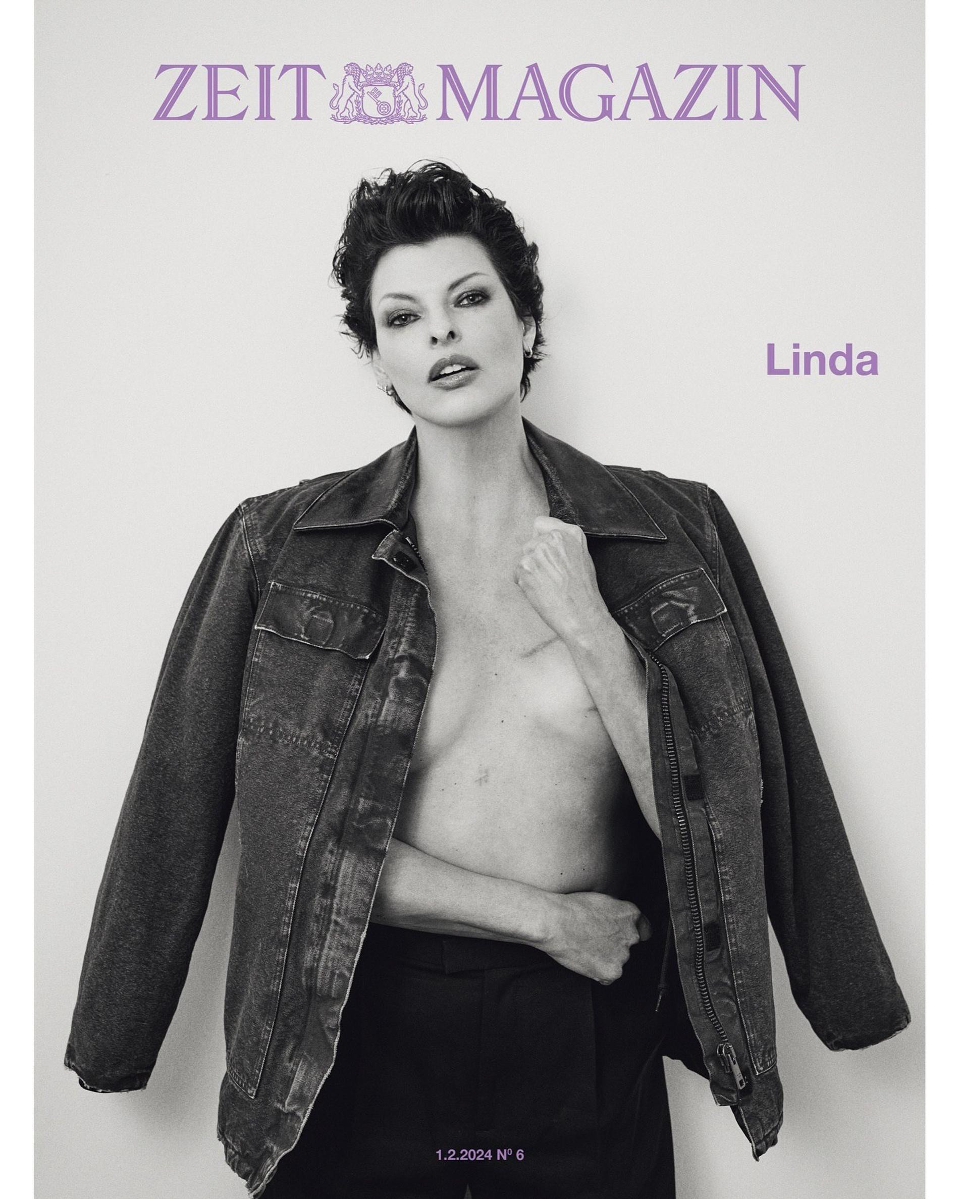 Линда Евангелиста на обложке Zeit Magazine. Фото: Инстаграм (запрещен в РФ) @lindaevangelista