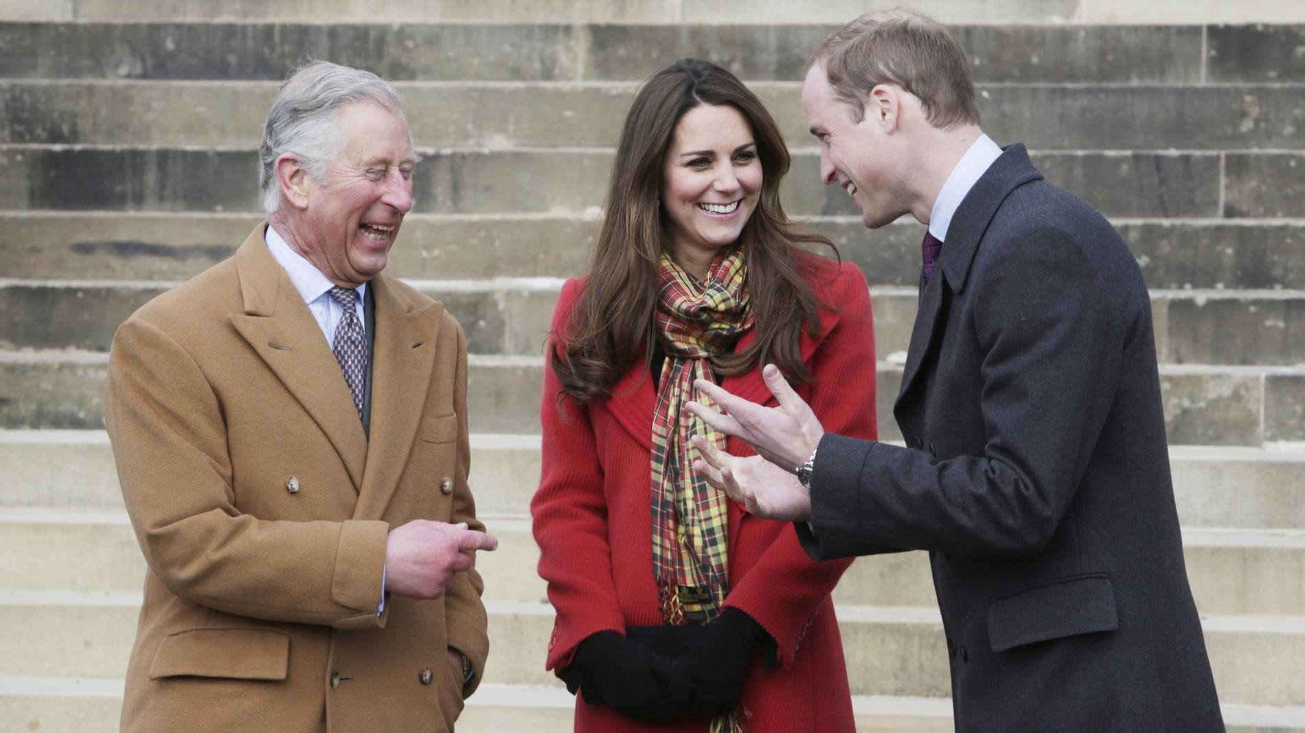 Король Карл III, Кейт Миддлтон и принц Уильям. Фото: Getty Images