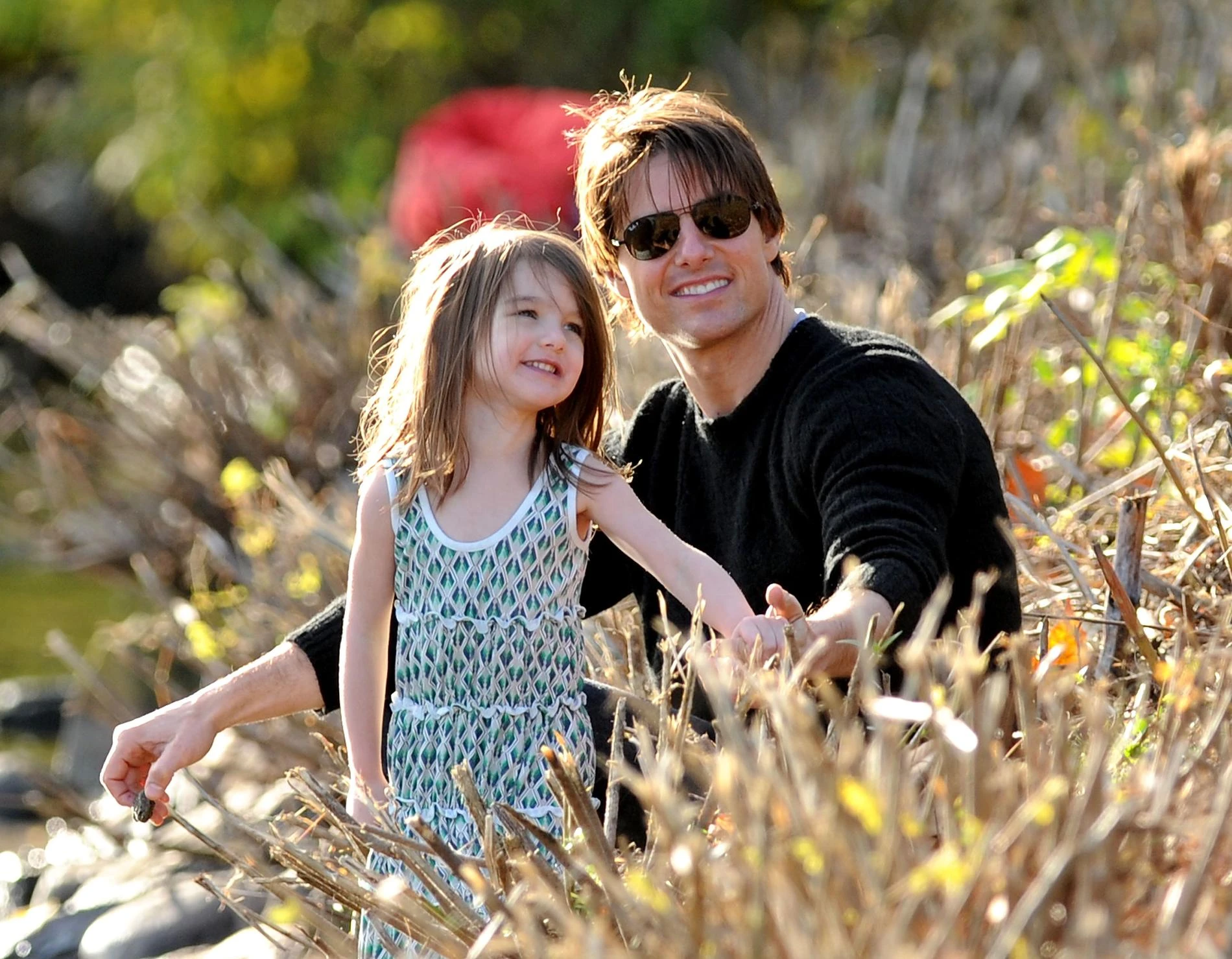 Том Круз с маленькой Сури. Фото: Getty Images