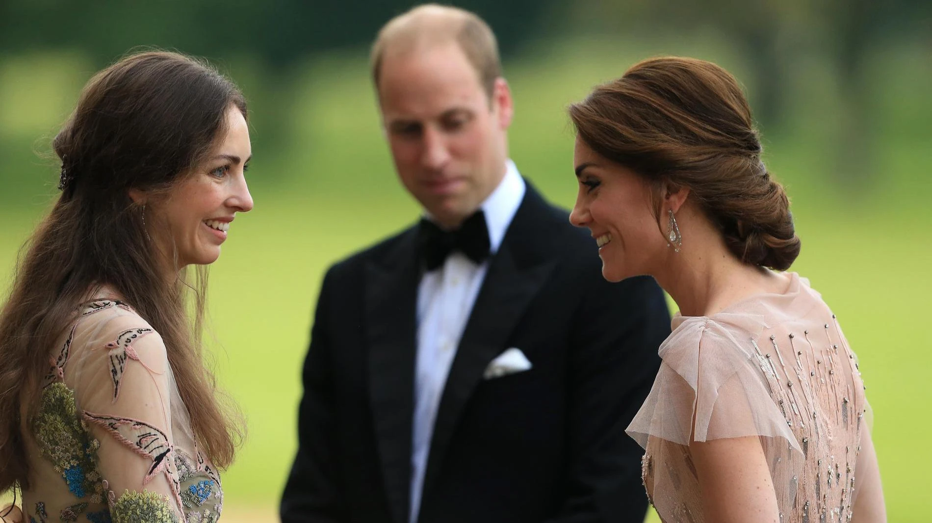 Роуз Хэнбери, принц Уильям и Кейт Миддлтон в 2016 году. Фото: Getty Images