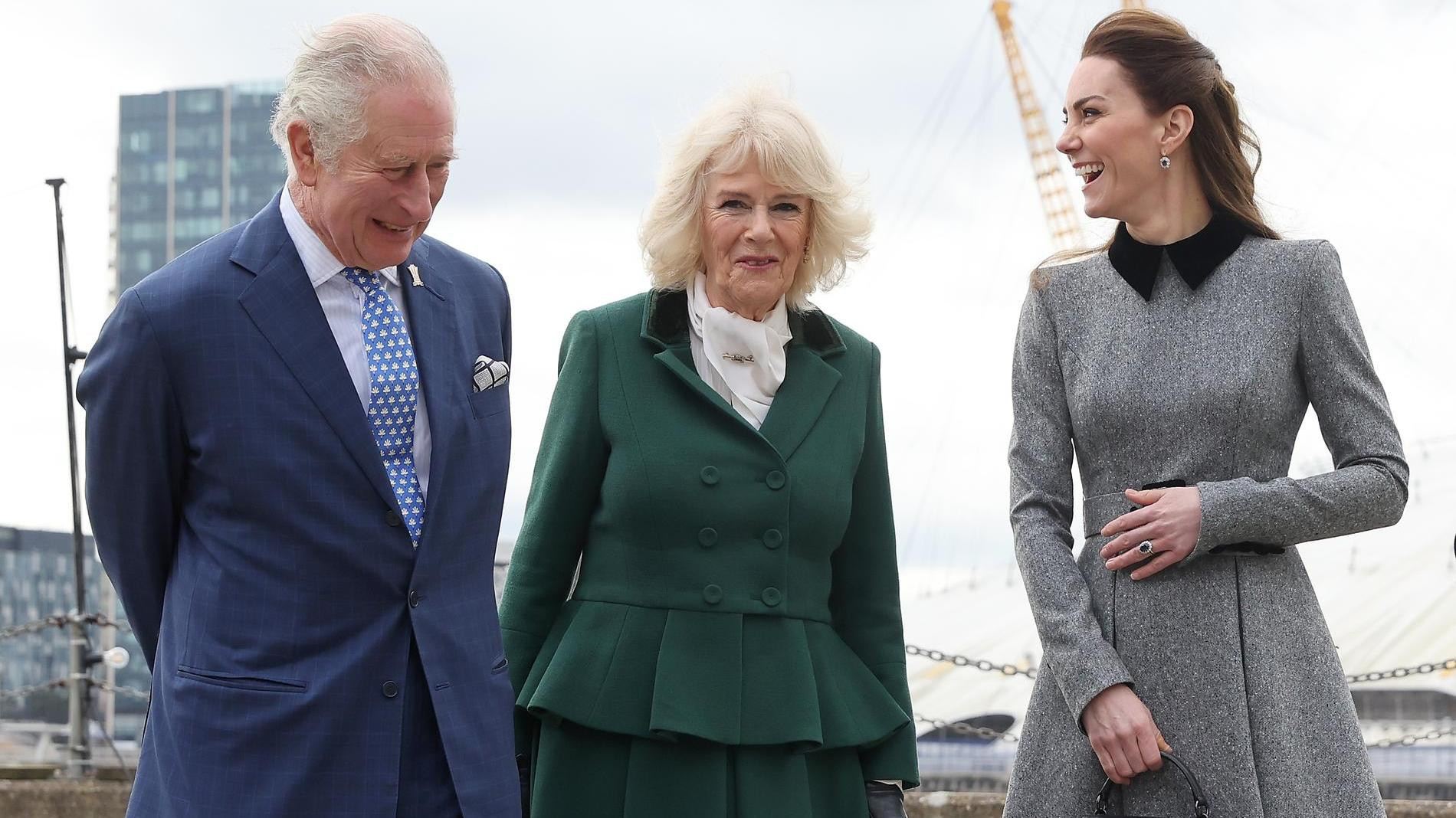 Карл III, королева Камилла и Кейт Миддлтон. Фото: Getty Images