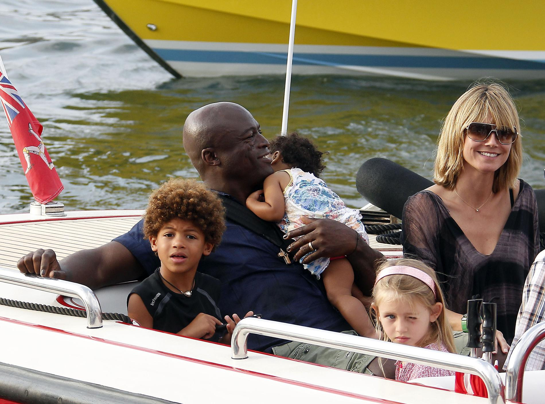 Хайди Клум с бывшим мужем Силом и детьми. Фото: Getty Images