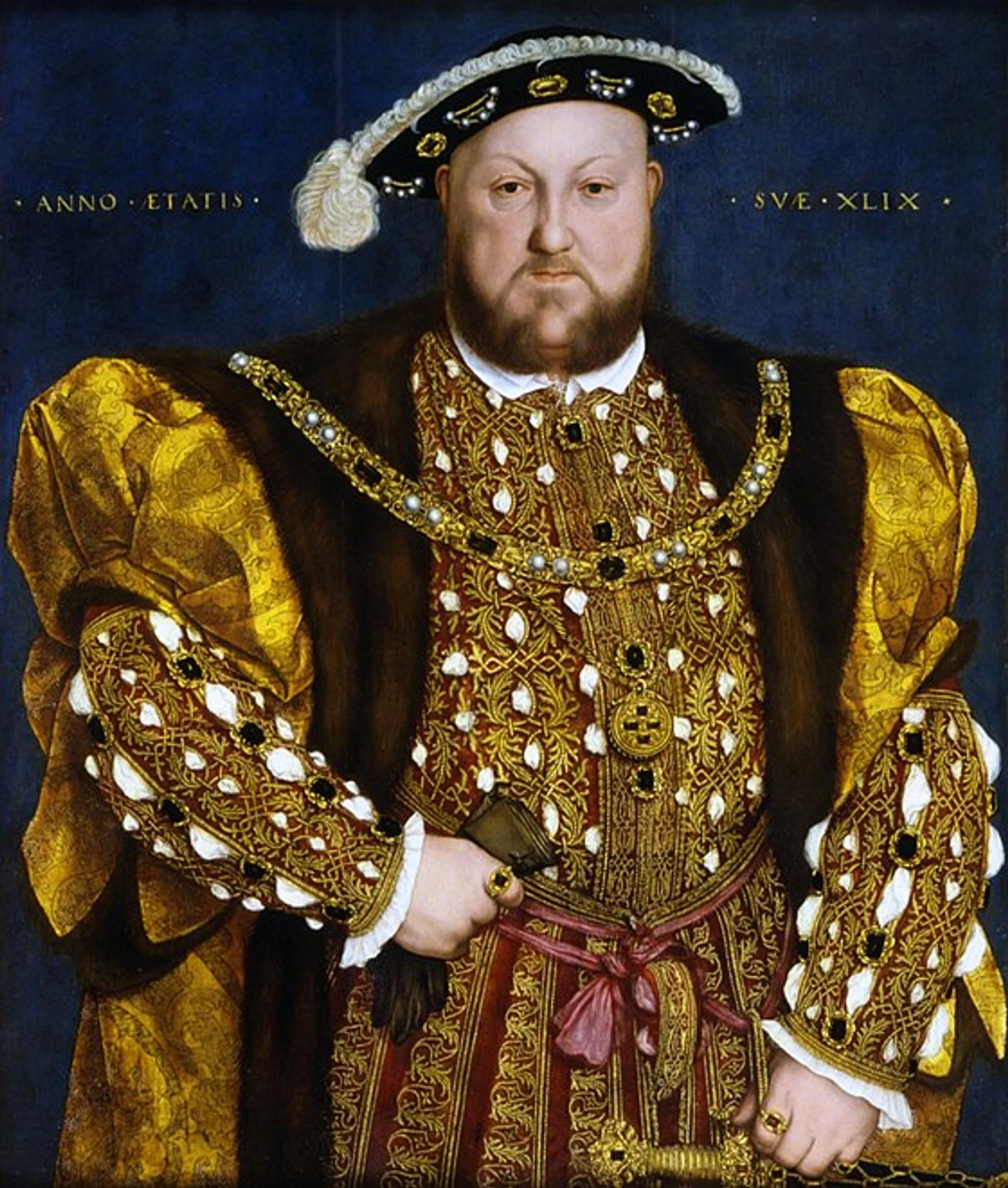 Портрет Генриха VIII Ганса Гольбейна Младшего