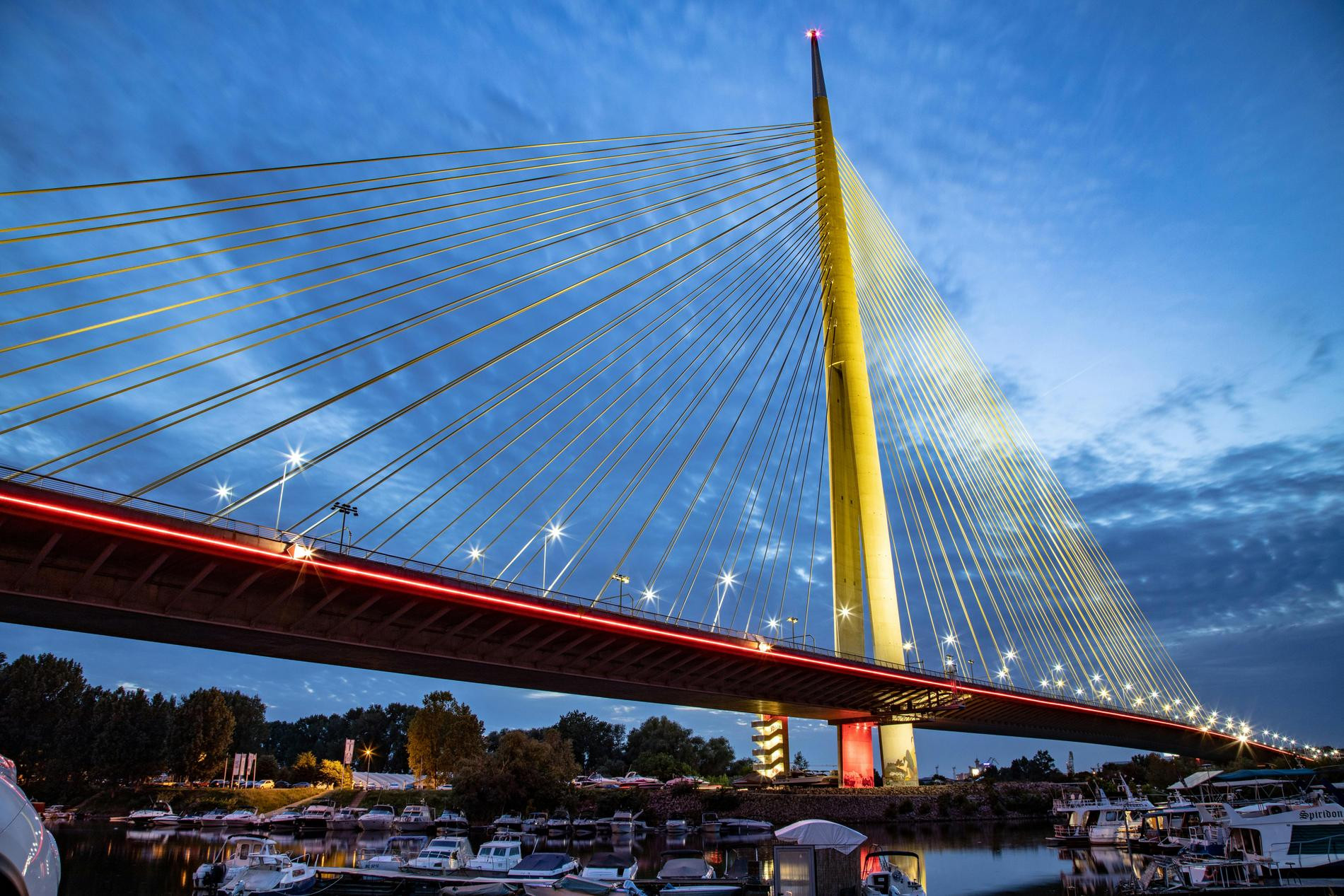 Мост на Ади в Белграде. Фото: Boris Hamer / pexels.com