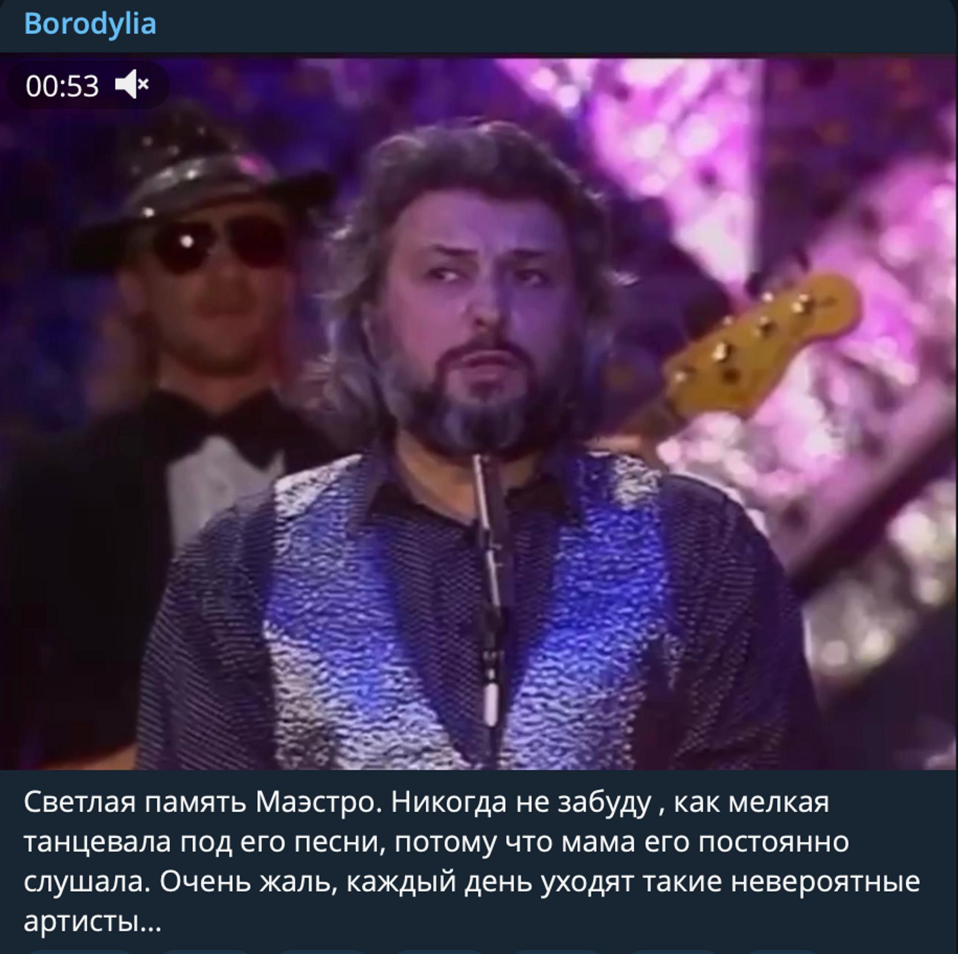 Скриншот: Telegram-канал Ксении Бородиной