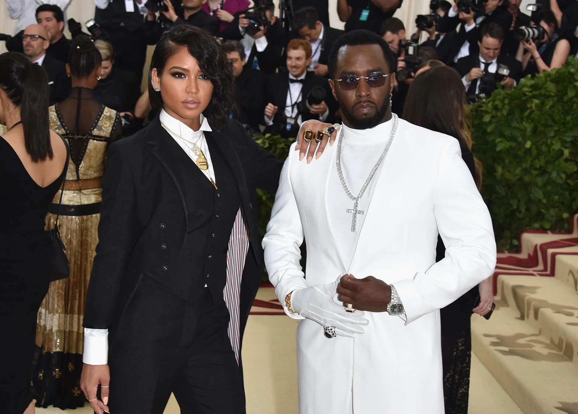 Кэсси Вентура и P. Diddy на Met Gala 2018. Фото: Getty Images