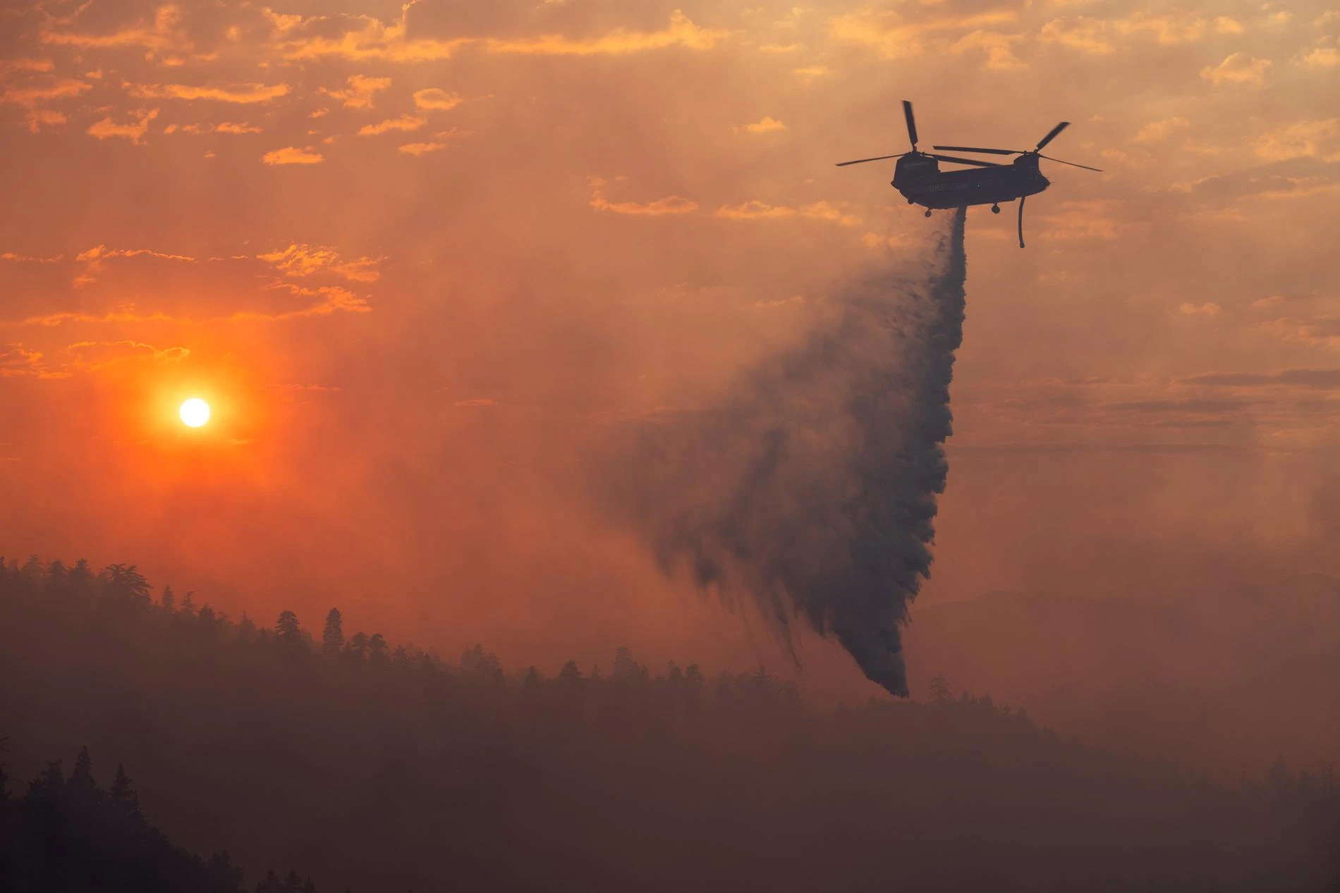 Спасатели тушат пожары в Южной Калифорнии. Фото: Getty Images