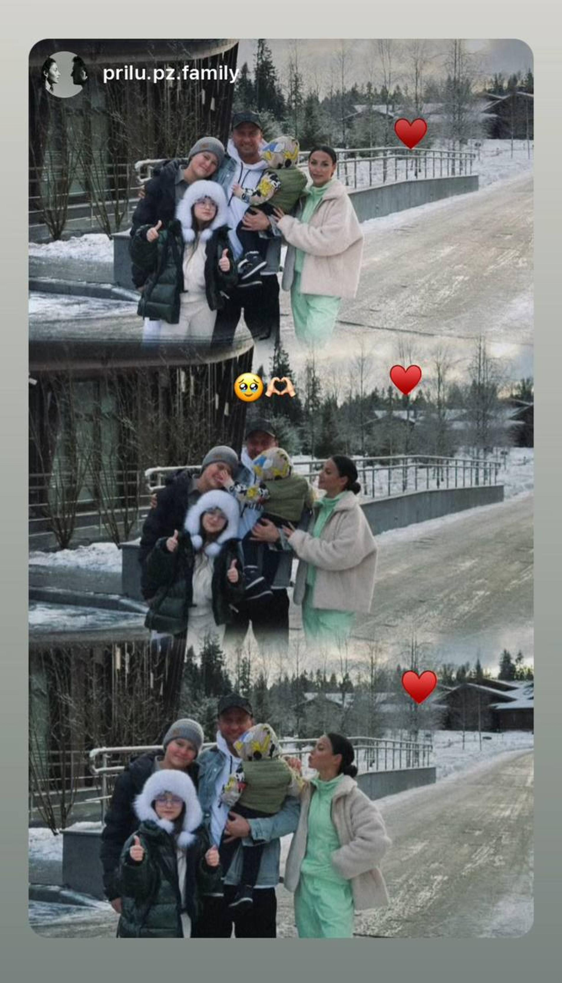Зепюр Брутян и Павел Прилучный с детьми. Фото: Инстаграм* @zepyur_brutyan