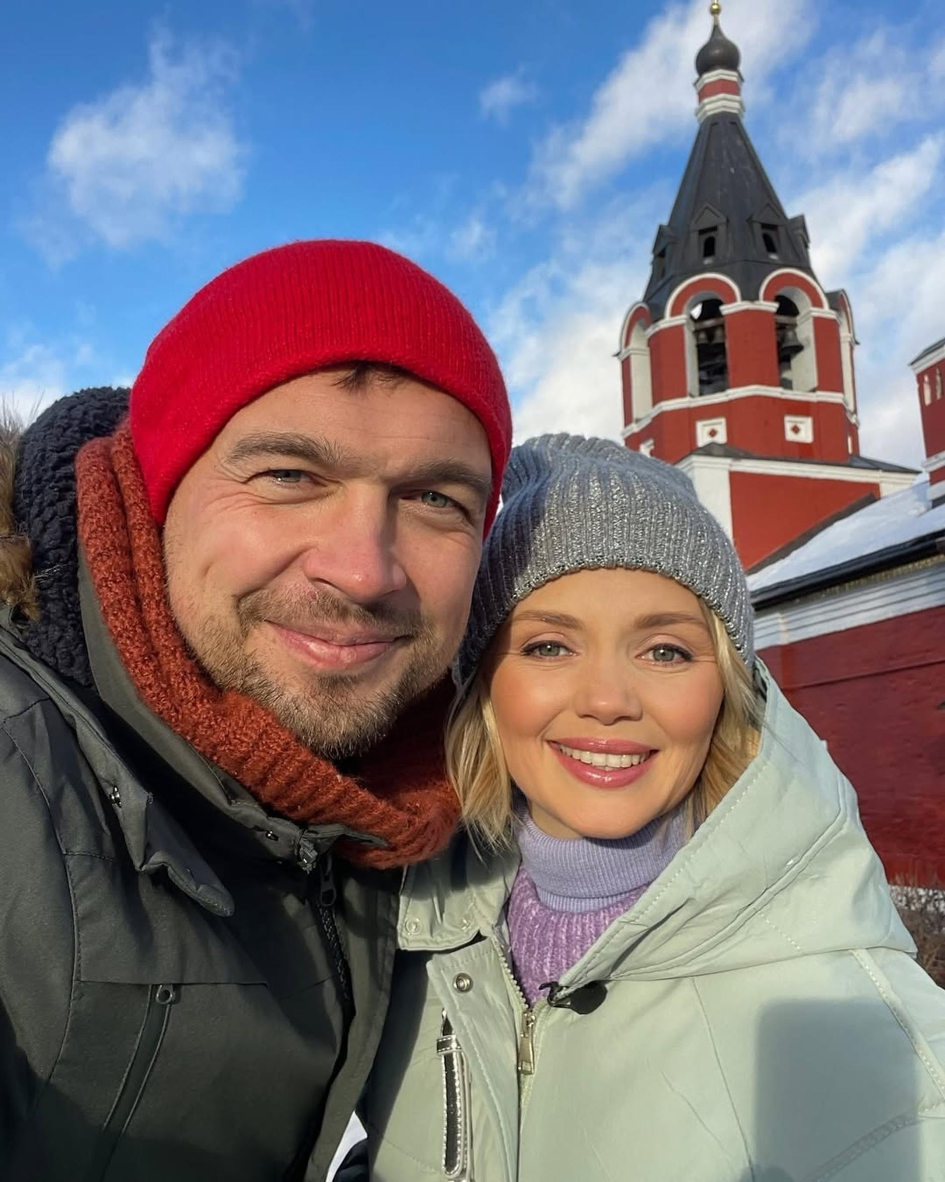 Ольга Кузьмина с мужем. Фото: Инстаграм (запрещён в РФ) @kuzmummy