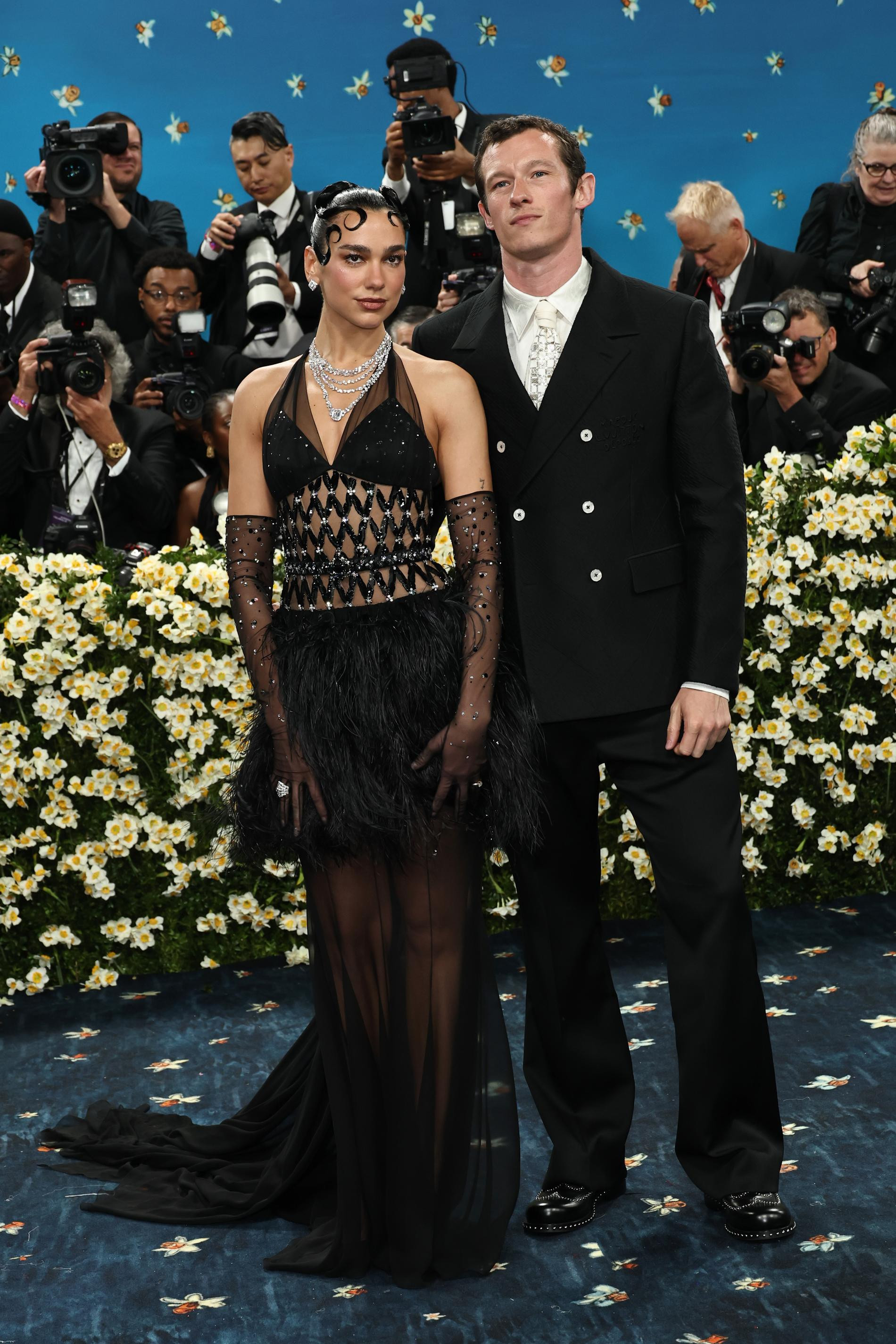 Дуа Липа и Каллум Тёрнер на Met Gala. Фото: Getty Images