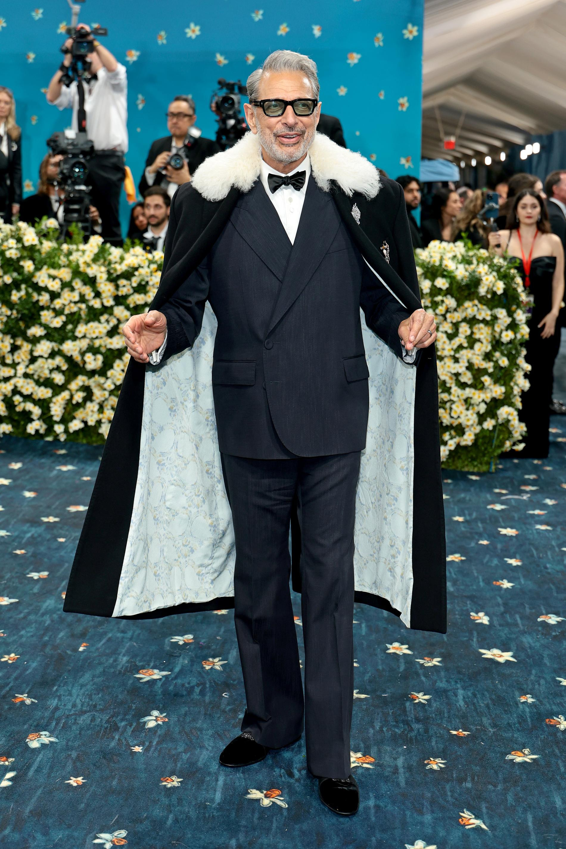 Джефф Голдблюм на Met Gala. Фото: Getty Images