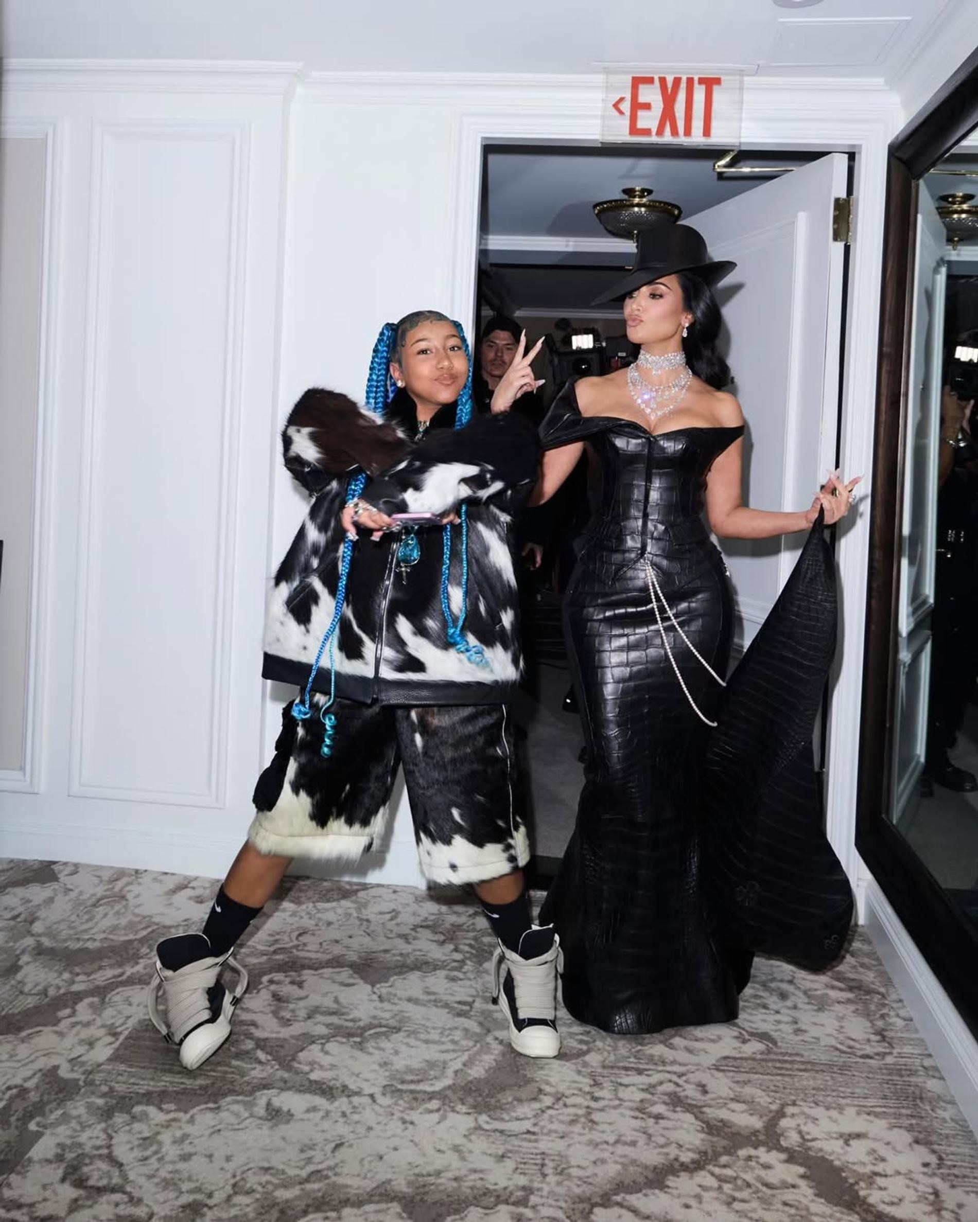 Ким Кардашьян с дочерью Норт. Фото: Инстаграм (запрещён в РФ) @kimkardashian