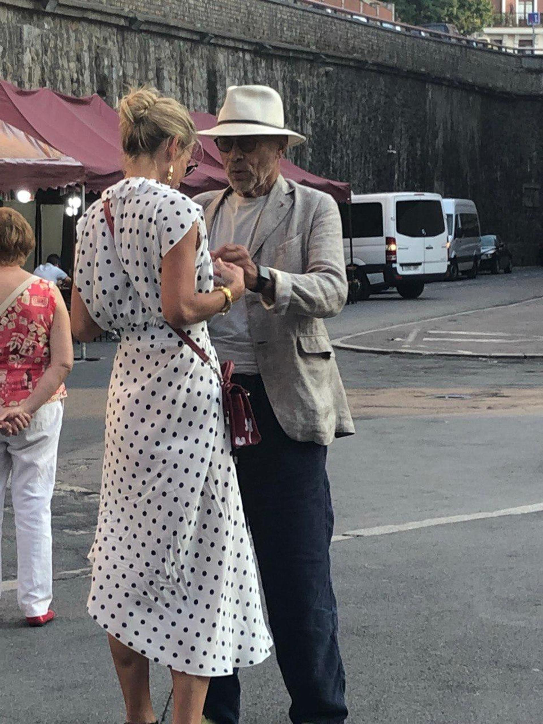 Андрей Кончаловский и Юлия Высоцкая. Фото: Telegram @vysotskayaofficial