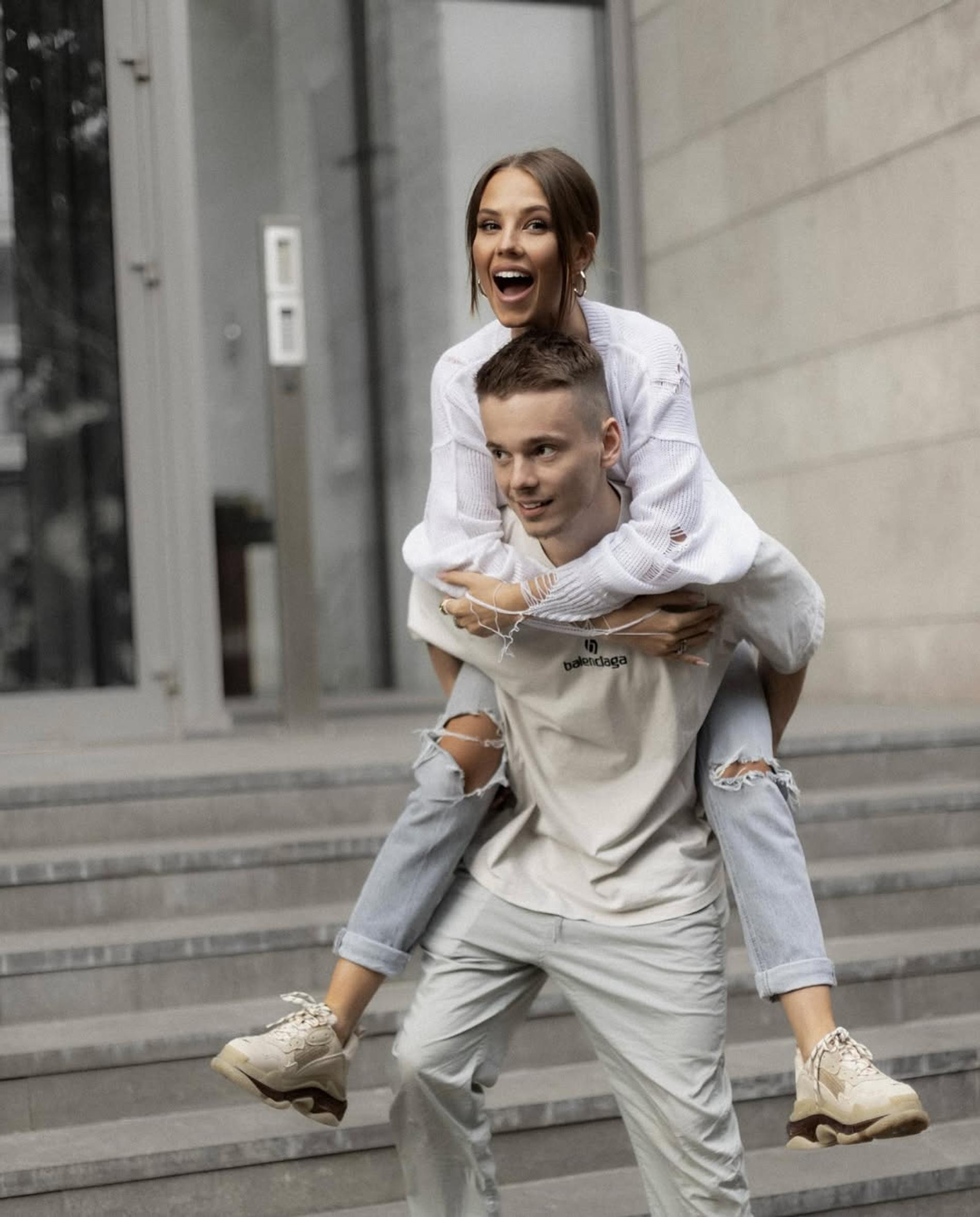 Лиана Шульгина с мужем. Фото: Инстаграм (запрещён в РФ) @lianashulginaa