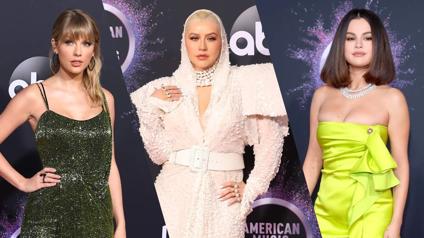 Селена Гомес, Тейлор Свифт и другие на красной дорожке American Music  Awards 2019