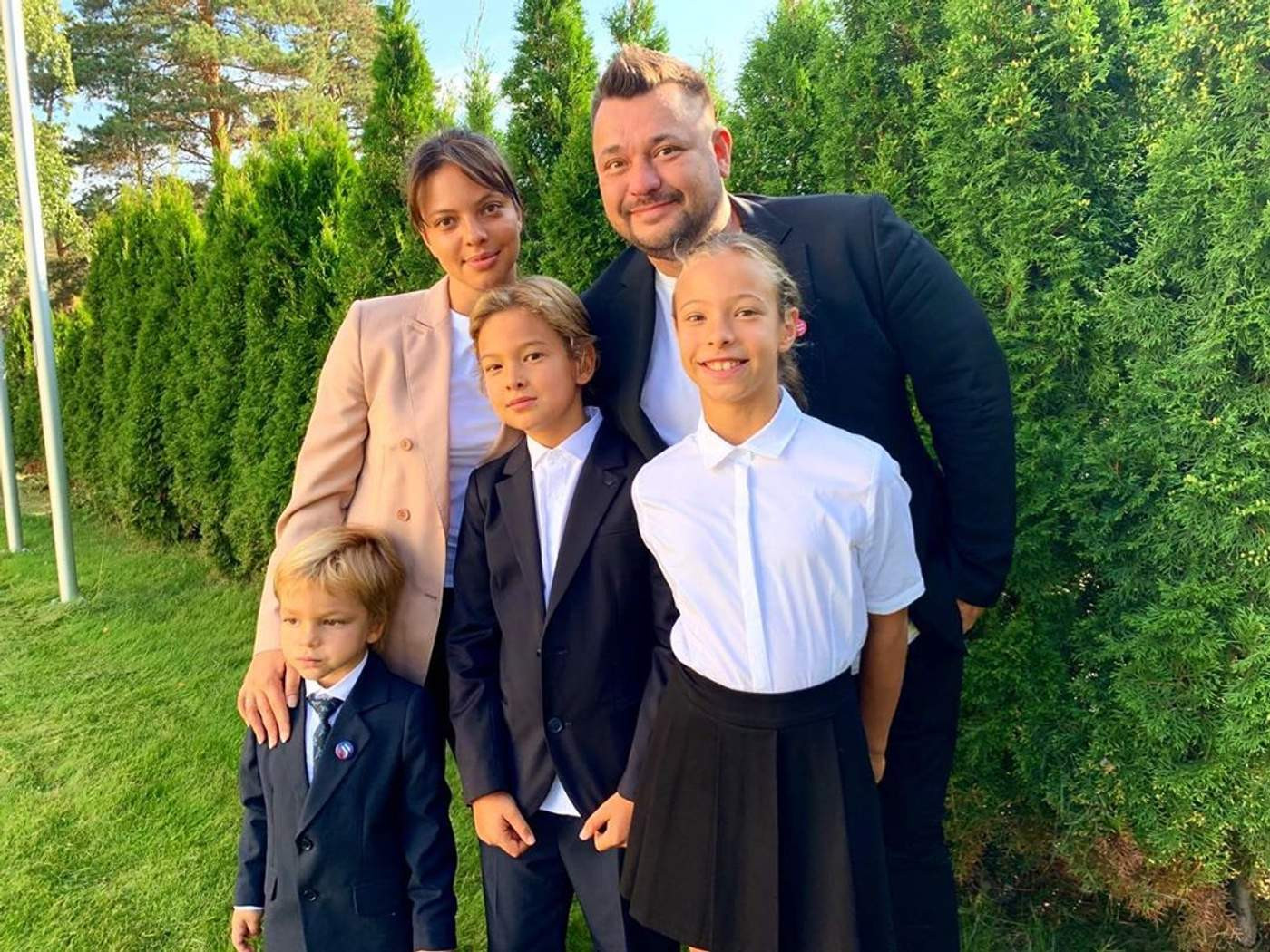 Сергей Жуков с семьей, Instagram