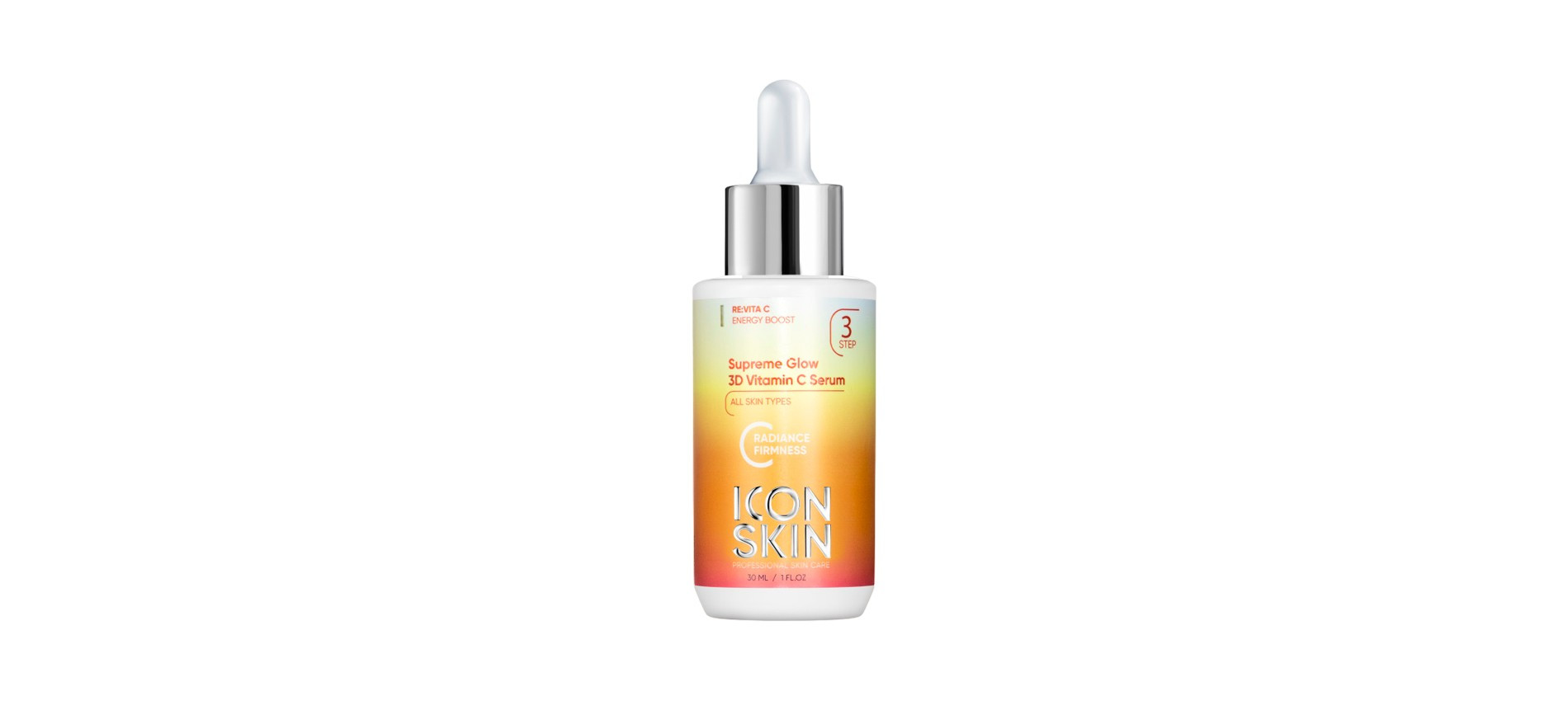 Сыворотка supreme glow. Айкон скин витамин с сыворотка. Icon Skin сыворотка. Serum 3d.