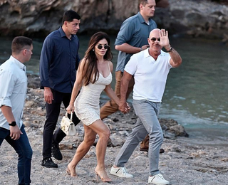 Лорен Санчес и Джефф Безос. Фото: Back Grid