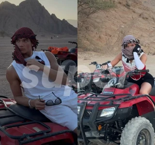  Марк Рудаковский и Карина Кросс в Египте. Коллаж: Super