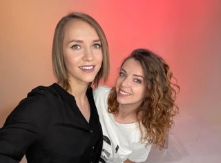 Женя Огурцова и Лена Третьякова. Фото: Инстаграм (запрещен в РФ) Жени Огурцовой