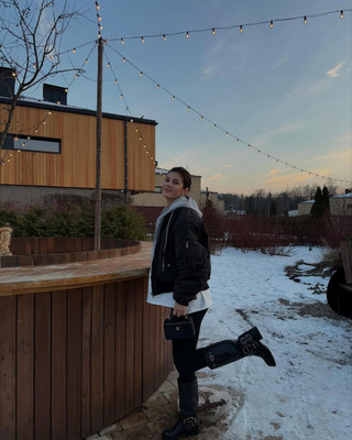 Вика Петрова в новом доме. Фото: Инстаграм (запрещён в РФ) @viktoriyaantonova_