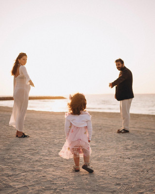 Лиза Моряк с семьёй. Фото: Инстаграм* @moryakliza