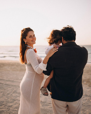 Лиза Моряк с семьёй. Фото: Инстаграм* @moryakliza