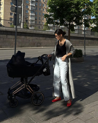 Виктория Петрова с сыном. Фото: Инстаграм* @viktoriyaantonova_