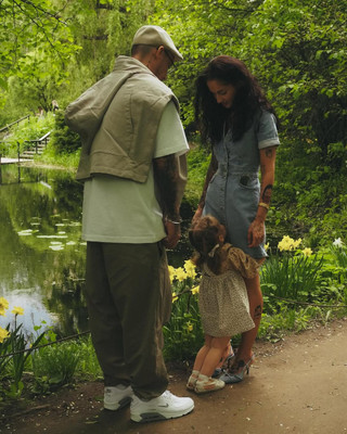Юлия Королева и Гуф с дочерью. Фото: Инстаграм (запрещён в РФ) @yuliyakorolevaa