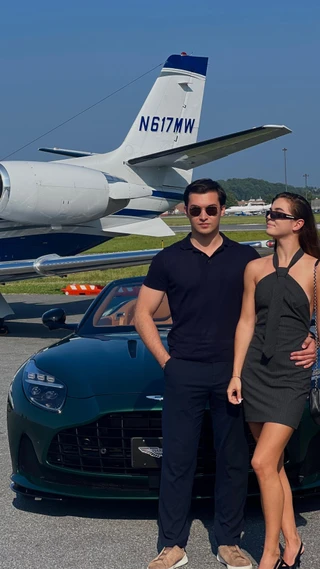 Алина Белькевич со спутником. Фото: Инстаграм* @alinabelkevia