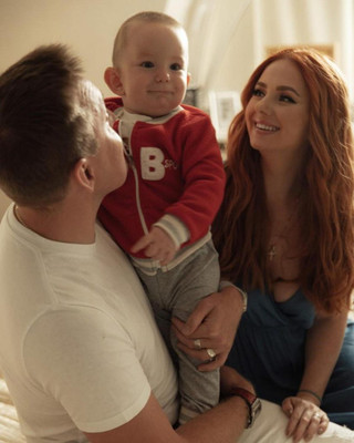 Лена Катина с сыном. Фото: Инстаграм (запрещён в РФ)