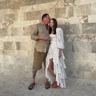 Григорий Лепс и Аврора Киба. Фото: Инстаграм* @avrorakiba