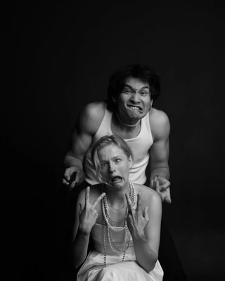 Саша Бортич и Давид Сократян. Фото: Инстаграм (запрещён в РФ) @bortich