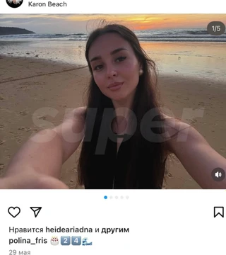 Полина Ерёменко на отдыхе в Таиланде. Фото: Инстаграм (запрещён в РФ): @polina_fris