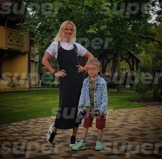 Предполагаемая любовница Аскольда Запашного Диана Таланина с сыном Аскольдом. Фото: Инстаграм (запрещён в РФ) героини материала