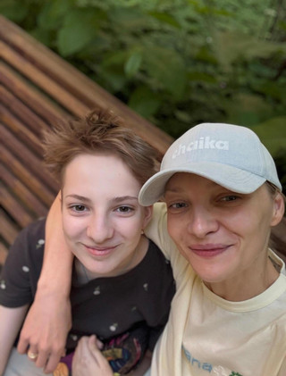 Екатерина Вилкова с дочерью. Фото: Instagram (Запрещён в РФ) @oldkavilochka