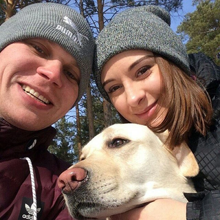 Женя Трофимов с супругой Софией. Фото: соцсети жены героя материала 