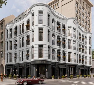 Здание делового центра «Плющиха 55». Фото: официальный сайт делового центра