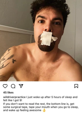 Я только что проснулся после пятичасового сна, а ощущение, будто я проспал девять часов! Источник: Инстаграм (запрещен в РФ) /wildriverpractice