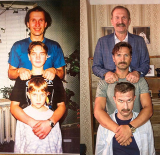 Федор Добронравов с сыновьями. Фото: Инстаграм (запрещен в РФ) актера