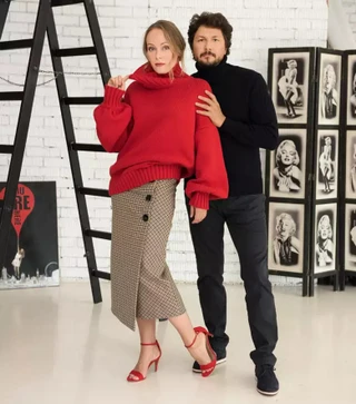 Ольга с супругом Павлом. Фото: Сергей Ли / журнал «Атмосфера»