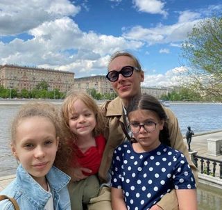 Ольга с детьми. Фото: Инстаграм (запрещен в РФ) актрисы
