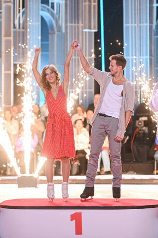 Лиза Арзамасова и Никита Кацалапов — победители шоу «Ледниковый период». Фото: Super / Марченко Александра