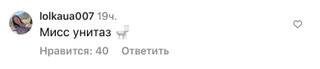 Комментарии хейтеров на страницы Анны Линниковой в Инстаграме (запрещен в РФ)