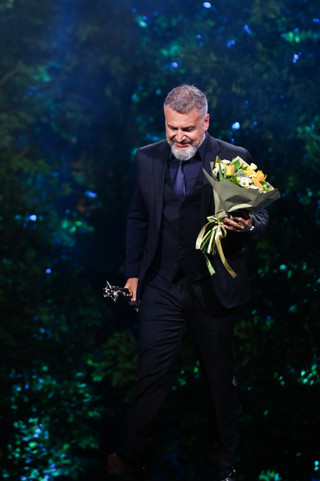 Леонид Агутин забрал статуэтку в номинации «Композитор года». Фото: Super / Марченко Александра 
