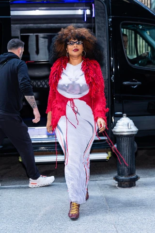 Лиззо в Нью-Йорке, март 2025 года. Фото: Getty Images