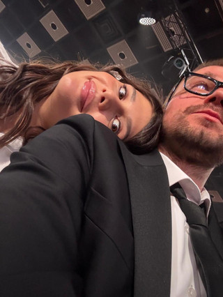 Александр Петров с супругой. Фото: Инстаграм (запрещён в РФ) @actorsashapetrov